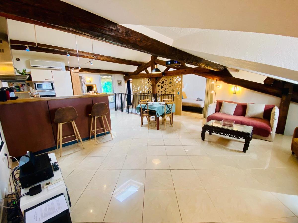 "Gigi" Superbe Loft En Plein Coeur De Sete - Terrasse Apartment Luaran gambar